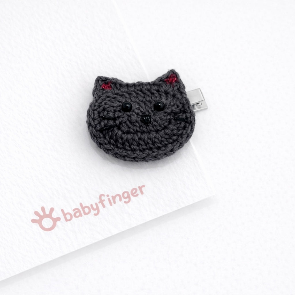 Crochet Cat Hair Clip