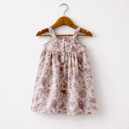 Soft Floral Print Baby Dress – Elegant & Breezy