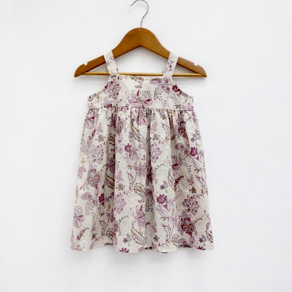 Soft Floral Print Baby Dress – Elegant & Breezy