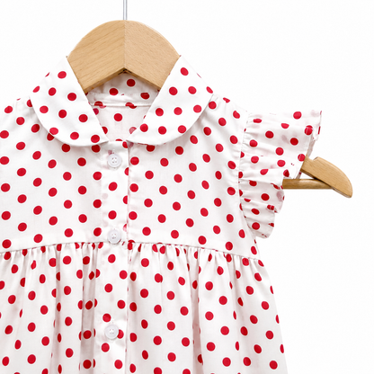 Red Polka Dot Baby Dress