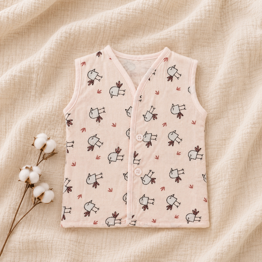 Premium Muslin Jabla for Newborn Babies