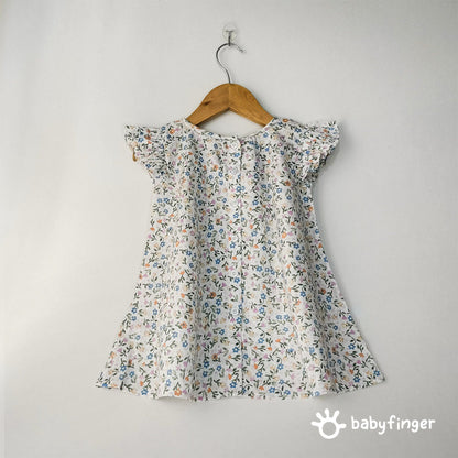 Multicolored Floral Print Baby Dress