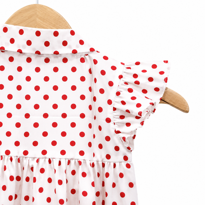 Red Polka Dot Baby Dress