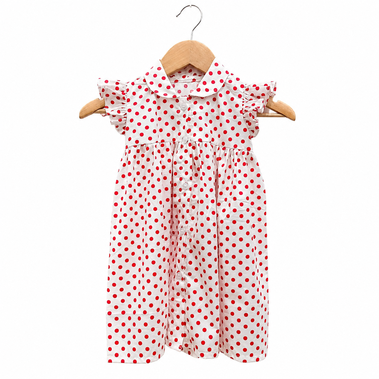 Red Polka Dot Baby Dress