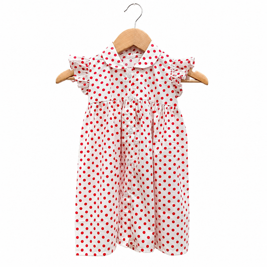 Red Polka Dot Baby Dress