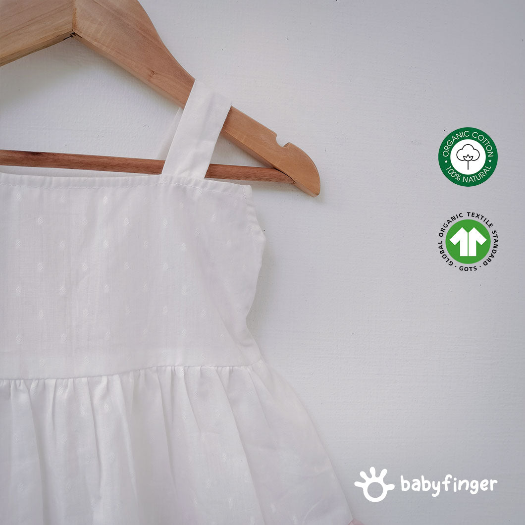 Organic Tiered Cotton Dress for Girls